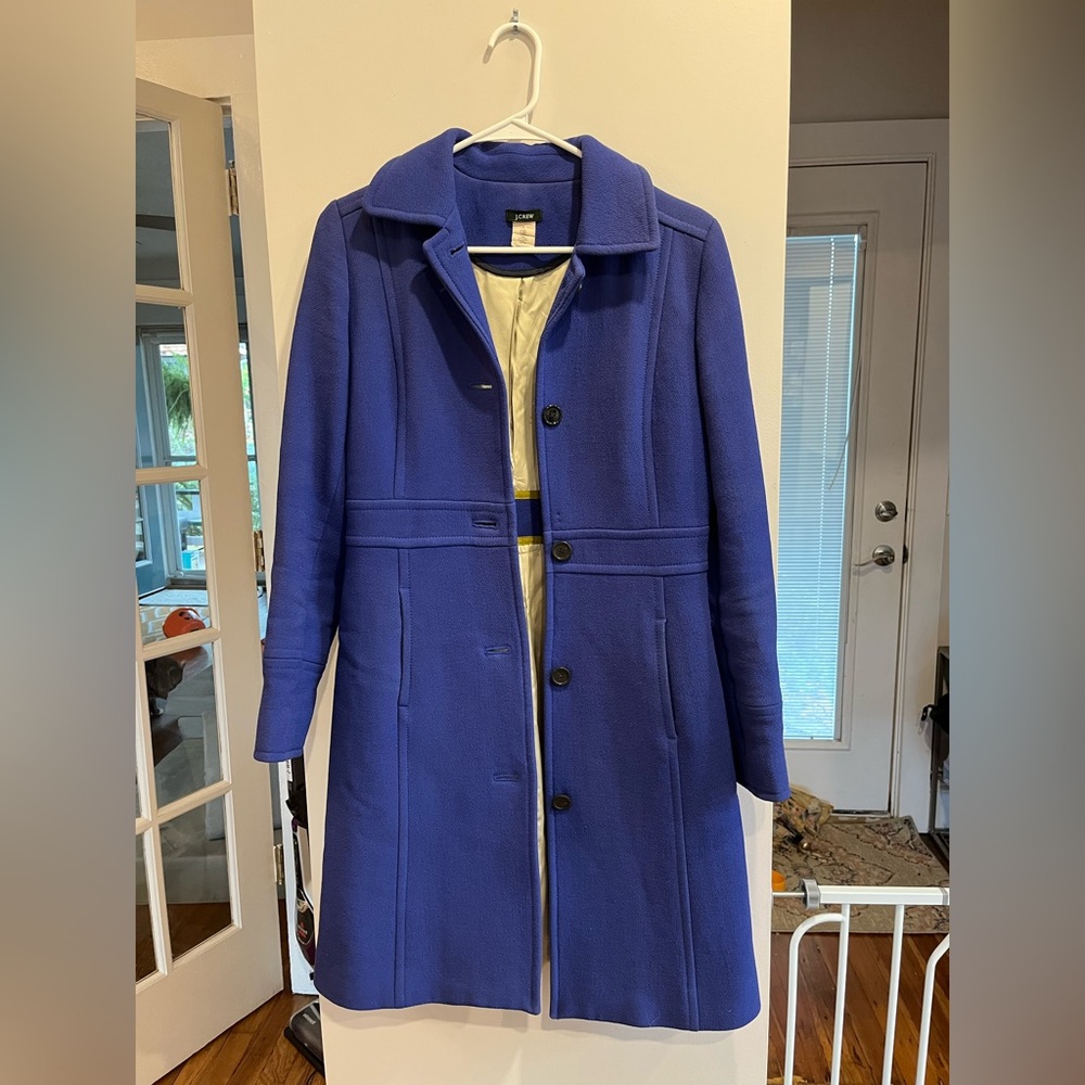 J. Crew Classic Lady Day Wool Blend Coat